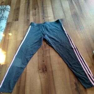 Adidas gray & Pink workout pants